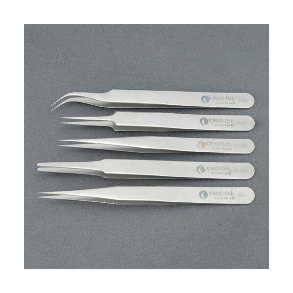 5本組 超精密ピンセット(ステンレス製)