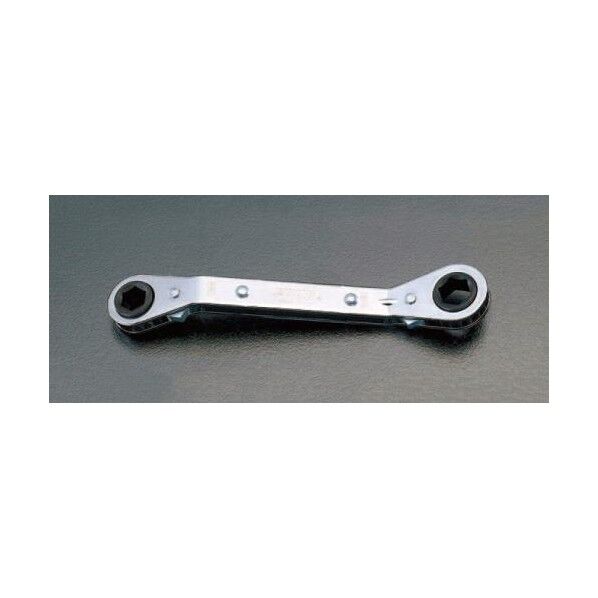 8x10mm ラチェットめがねレンチ(オフセット型) EA602KB-1B 1