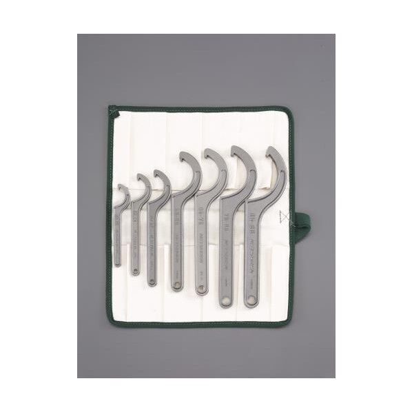 エスコ(esco) 30-62mm 7本組フックレンチセット EA613X...