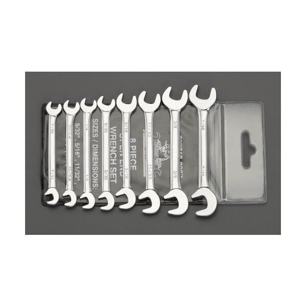 エスコ 8本組/7/32'-7/16' 両口スパナ(ダブルアングル EA615AJ-1...