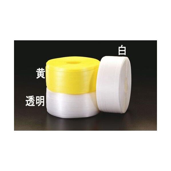 エスコ(esco) 15.0mmx 100m PPバンド(手締め用/透明) EA628PM-3A...