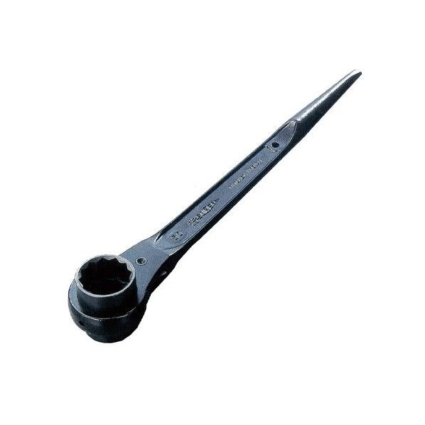 26x32mm/ 400mm 両口ラチェットレンチ(シノ付)