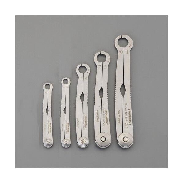 ※法人専用品※エスコ(esco) 5本組 ユニオンナットレンチ(ラチェット式) EA605AF-50A 1ST...