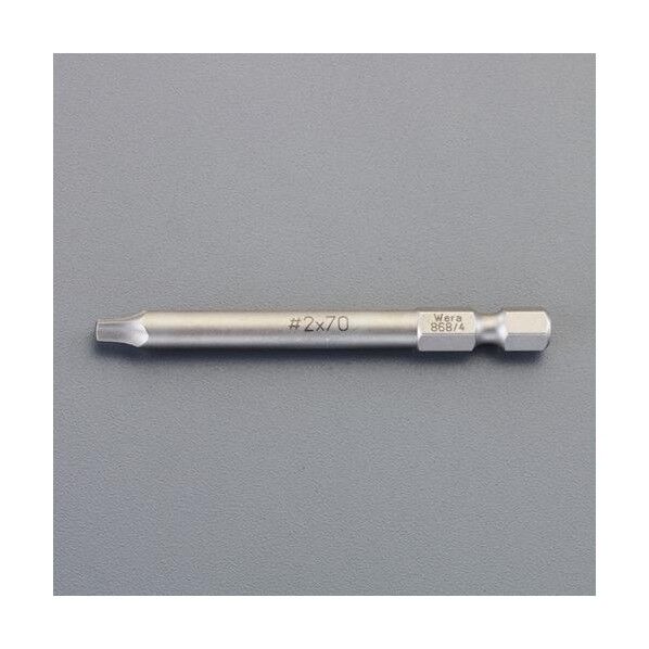 # 2x 70mm [Square]ドライバービット EA611AM-84 1本