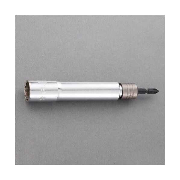 ※法人専用品※エスコ 19x135mm 電ドルソケット(ビット交換式/ロング) EA612AP-31 1個