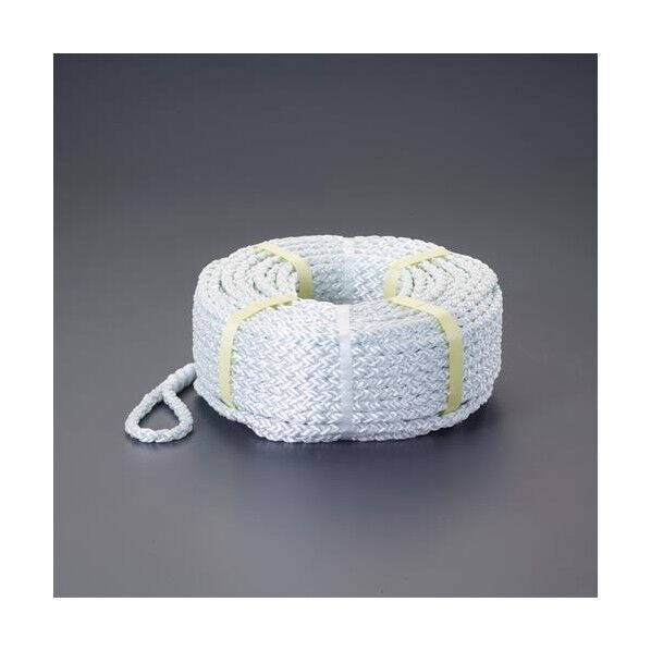 16mmx 50m ナイロンクロスロープ(八打.電動ウインチ用) EA628MK-16 1巻