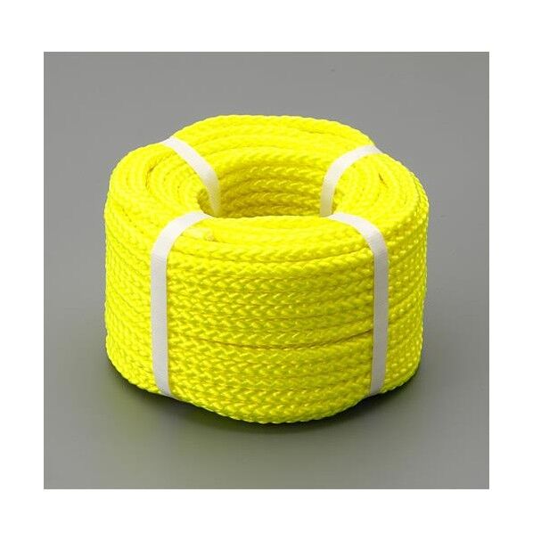 6mmx 20m ポリエステルロープ(蛍光色) EA628MT-11 1巻