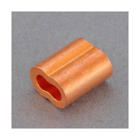 3.0mm ワイヤーロープスリーブ(銅/10個) EA628SD-33 1袋