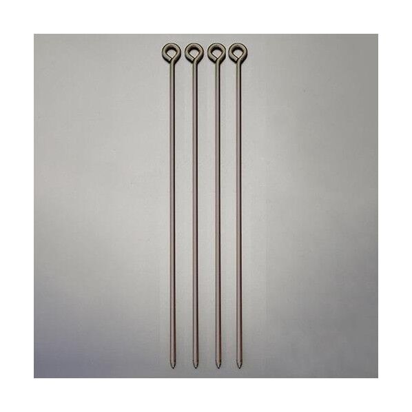 φ 9.0x300mm ロープ止め金具(丸型/黒4本)