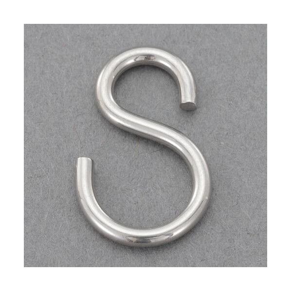 53 x 5 mm Sフック(ステンレス製/1個) EA638AC-27 1個