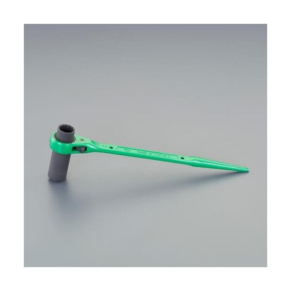 19x21mm/310mm 両口ラチェットレンチ(片ロング/シノ付)