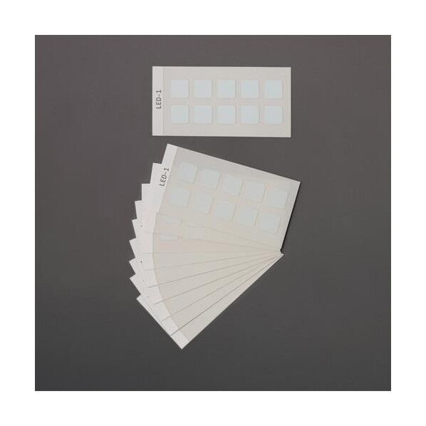 ※法人専用品※エスコ 紫外線検知材 (LED対応/100枚) EA722ZY-11 1箱