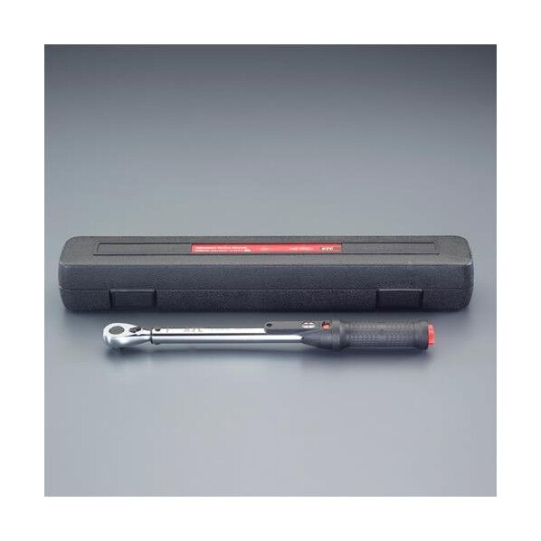 ※法人専用品※エスコ 10- 50N・m(3/8DR) ラチェット式トルクレンチ EA723JG-55 1丁