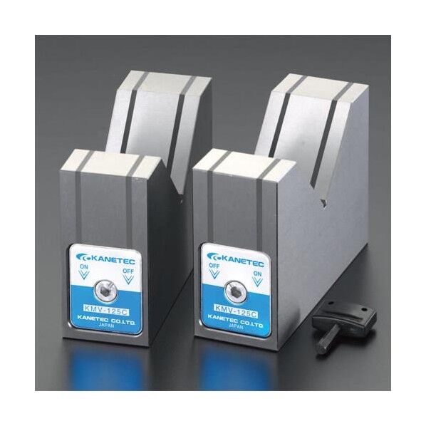 ※法人専用品※エスコ 70x40x 50mm/150N V形マグネットブロック(2個) EA719DG-1 1組...