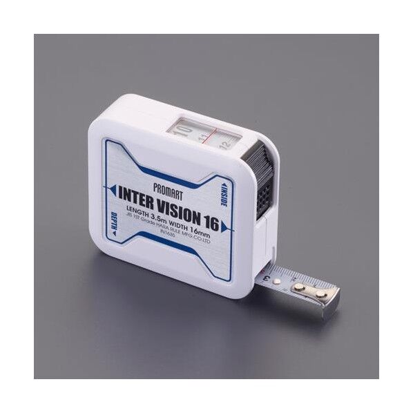 ※法人専用品※エスコ 16mmx3.5m メジャー(内寸・深さ目盛付) EA720HP-235 1個