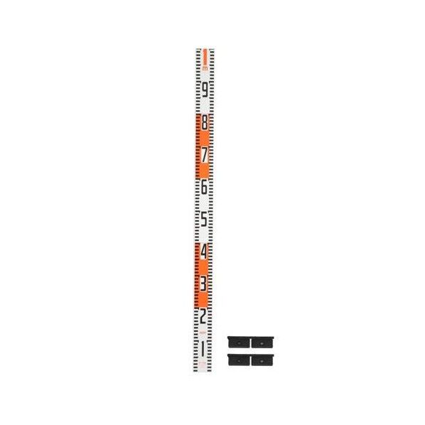 ※法人専用品※エスコ 測量ロッド(継ぎ足し用/白始まり) 1m EA720ME-81 1本...