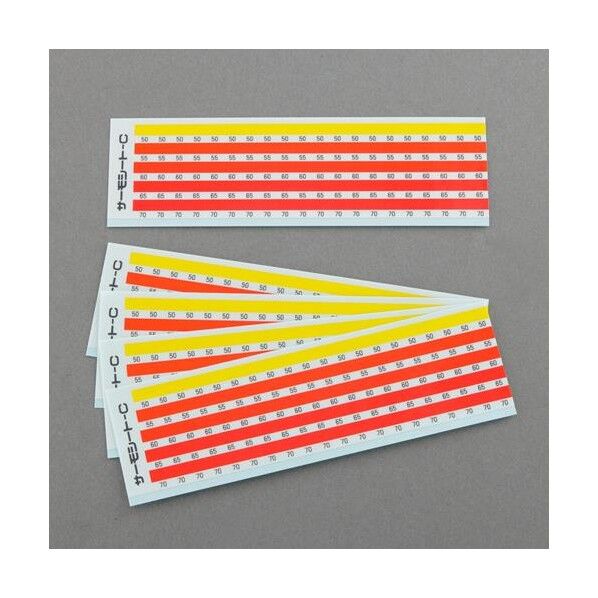50, 55, 60, 65, 70℃示温材(サーモシート/100枚