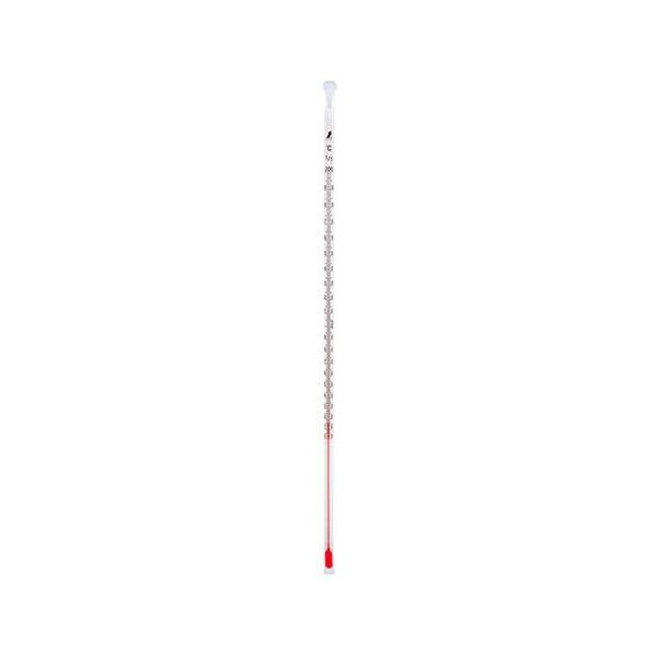 ※法人専用品※エスコ 0~200℃/312mm 棒状温度計(フッ素コート) EA722AD-2 1本