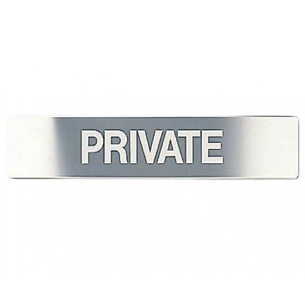 サインプレート 鏡面 230×50×1mm NS-1-9 1枚