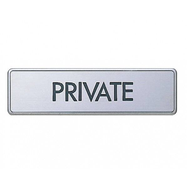 サインプレート ヘアライン 160×40×7mm NS-4-1 1枚