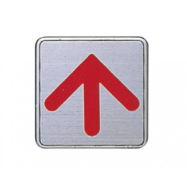 サインプレート ヘアライン 60角×7mm NS-5-5 1枚