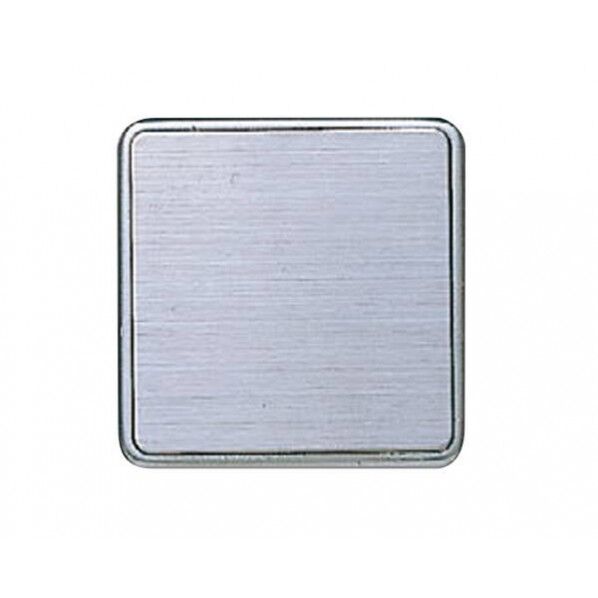 サインプレート ヘアライン 60角×7mm NS-5-6 1枚