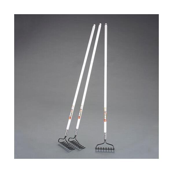 195x1340mm ガーデンレーキ(アルミ柄/3本組)