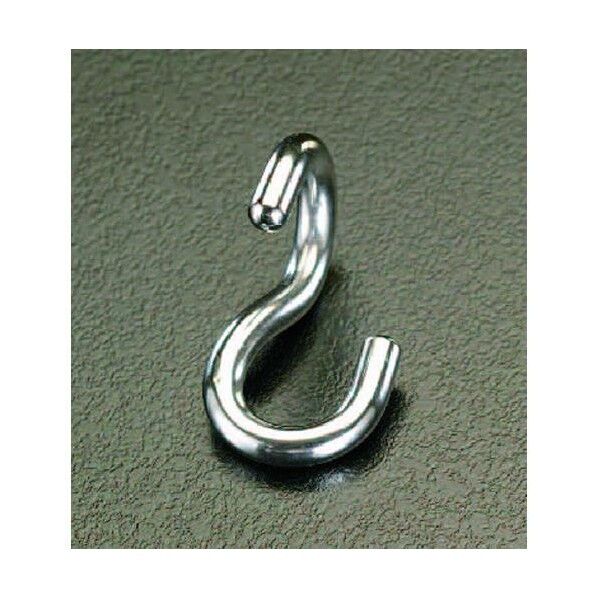 70x 8.0mm ツイストSフック(ステンレス製)