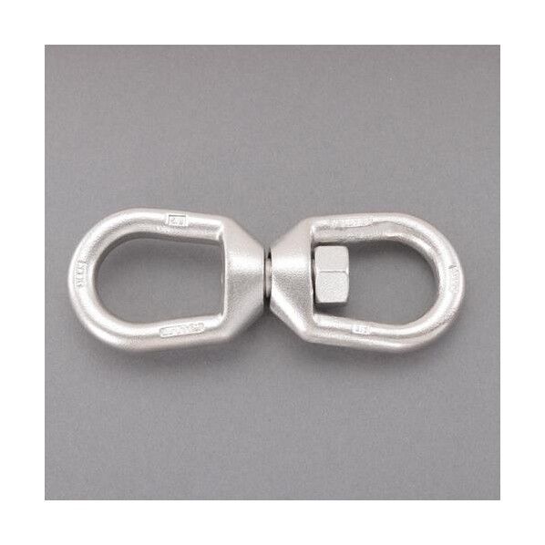 エスコ(esco) 44.4x166.3mm アイ&アイ スイベル(ステンレス製) EA638FH-64 1個...