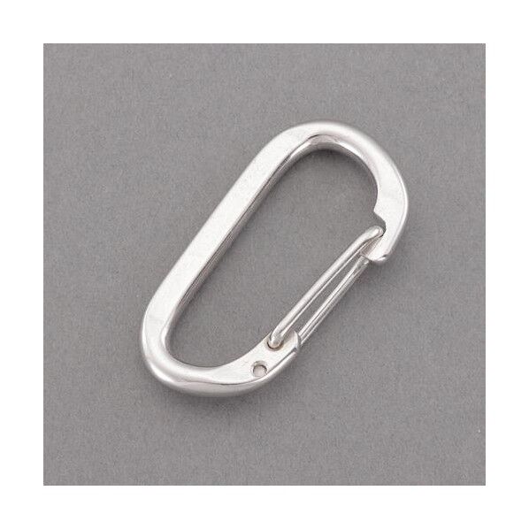 80.0x45.0mm D型カラビナ(ステンレス製) EA638JG-59 1個