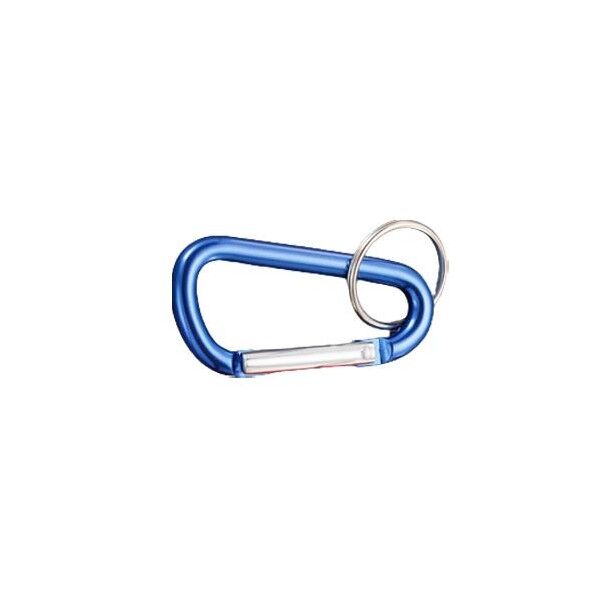 4x40mm カラビナフック(アルミ/ブルー.10個)