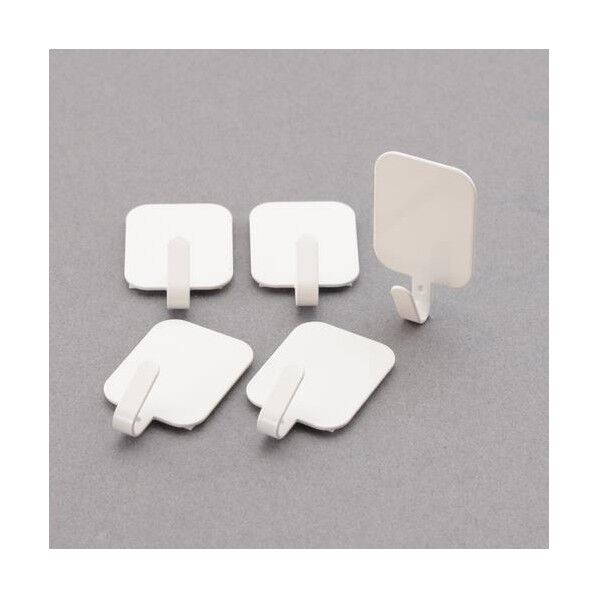 ※法人専用品※エスコ フック(粘着付/5個) EA638LA-3A 1PK