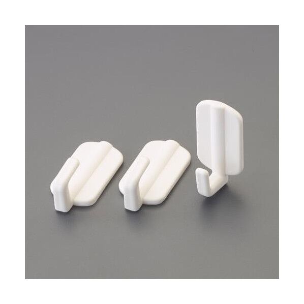 エスコ(esco) 1.0kg フック(粘着付/3個) EA638LA-34 1PK