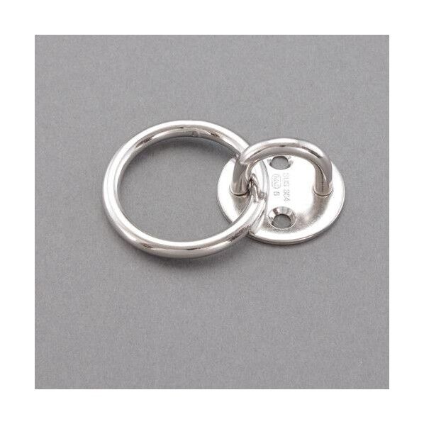 6mm アイプレート丸カン(ステンレス製) EA638M-47 1個