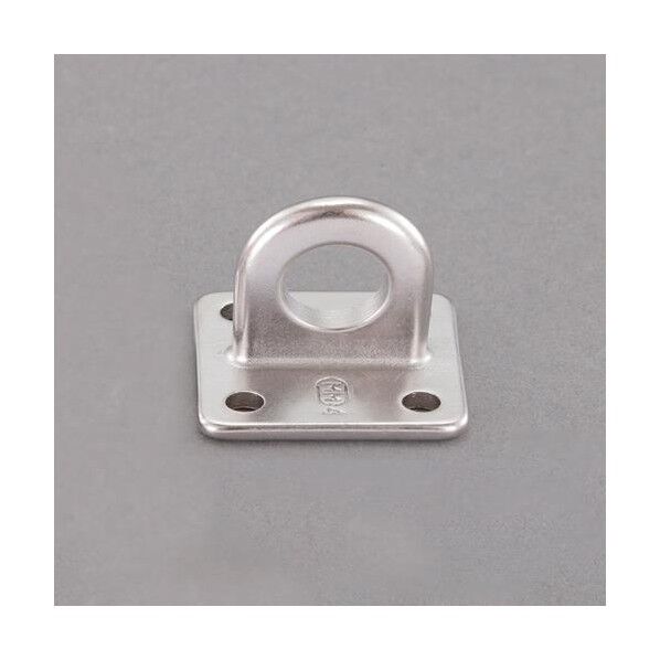 ※法人専用品※エスコ 37x37mm T型アイプレート(ステンレス製/台座正方形) EA638M-64 1個...