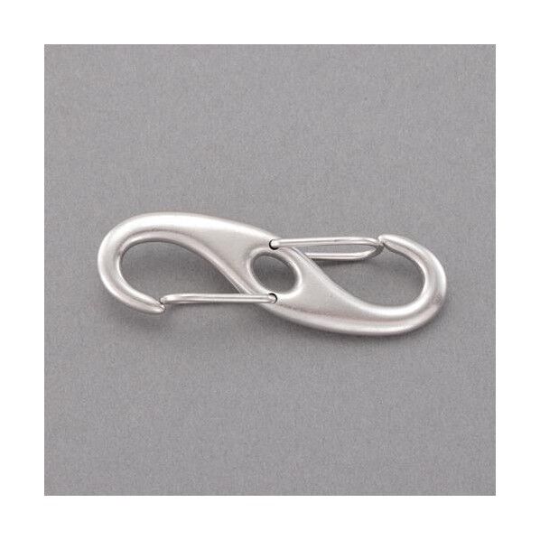 80mm S型スナップフック(ステンレス製) EA638AD-1 1個