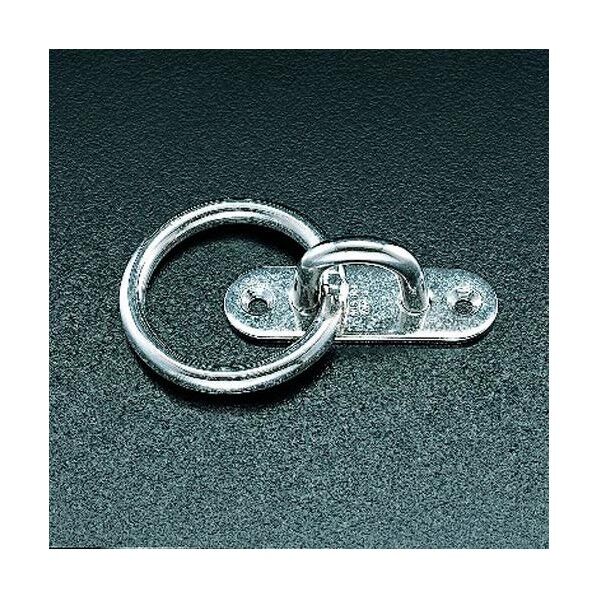 エスコ(esco) 32x100mm/φ60mm パッドアイ丸カン(ステンレス製 EA638DF-9 1個...