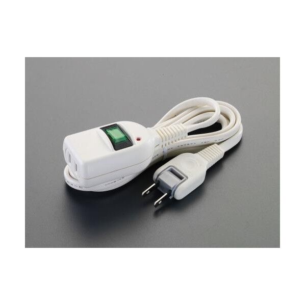 AC125V/15Ax 3m 延長コード(雷サージ・ブレーカー付)