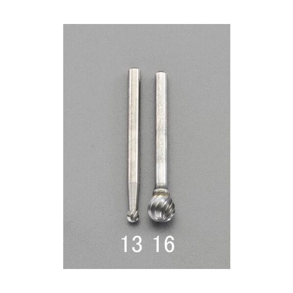 3.0x2.7x38mm/3mm軸 超硬カッター(ステンレス・快削)