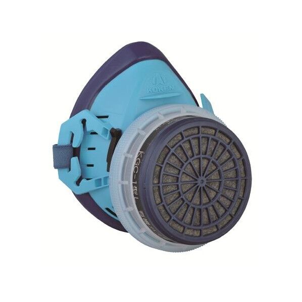 エスコ(esco) 直結型防毒マスク(1缶式) EA800MX-11 1個...