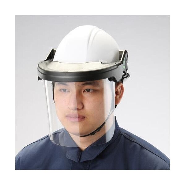 エスコ(esco) フェイスプロテクター(ヘルメット取付型) EA800PB-13 1個