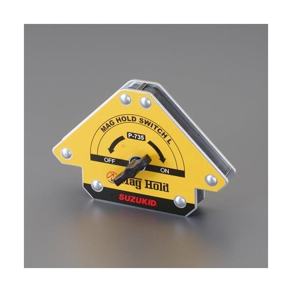 ※法人専用品※エスコ 120x 81x36mm/25kg マグネットホルダー(切替式) EA781BM-1 1個