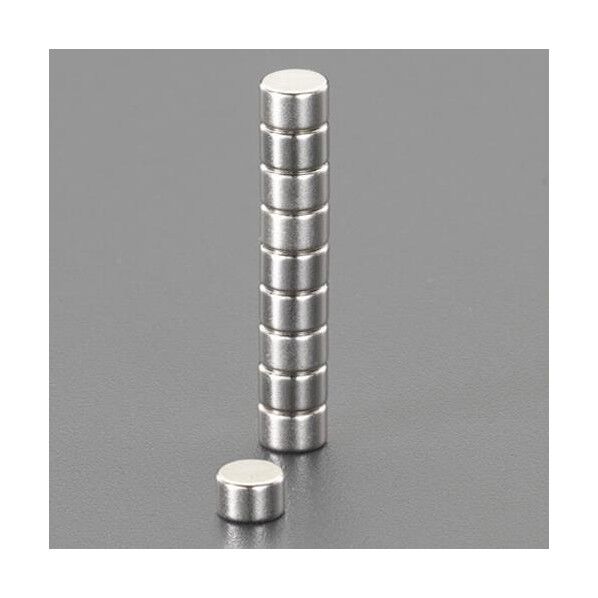 エスコ(esco) φ10x 5mm 超強力マグネット(10個) EA781EK-53 1PK