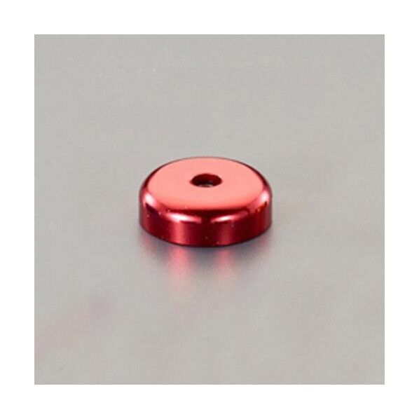 ※法人専用品※エスコ φ20x穴4.5mm/ 超強力マグネット(赤) EA781EM-23 1個