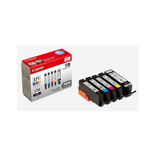 [キャノン] インクカートリッジ(5色セット/BCI-371+370/5MP EA759X-430 1