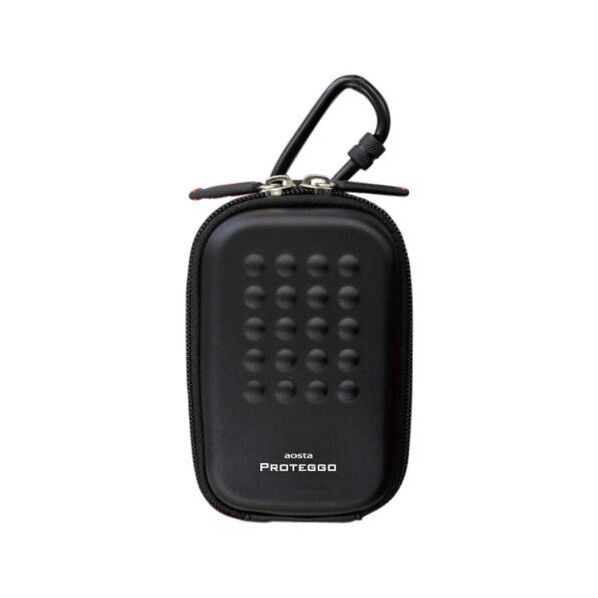 60x105x30-35mm カメラポーチ(ブラック)