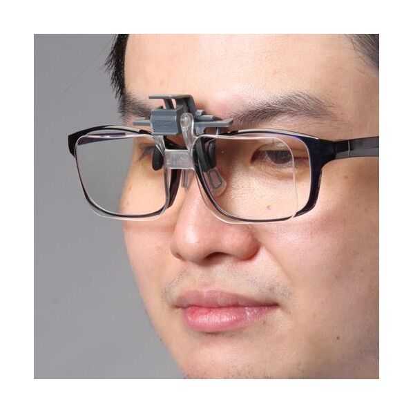×2.0/50×40mm メガネ取付ケ型ルーペ