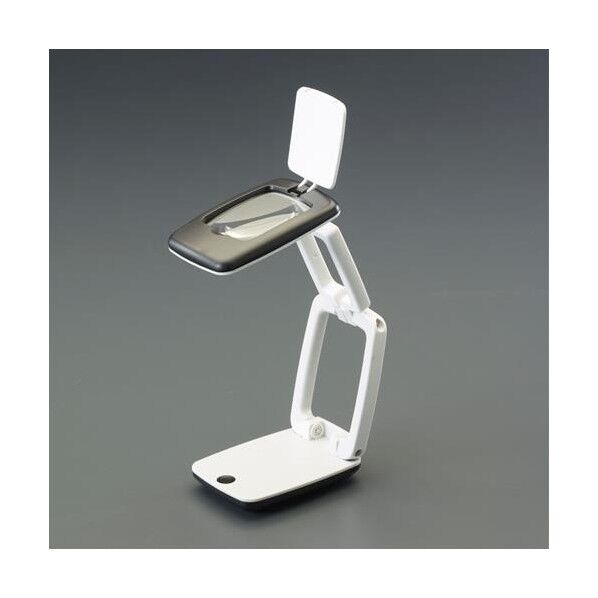 ×2.5/ 95mm スタンド型ルーペ(LEDライト付)