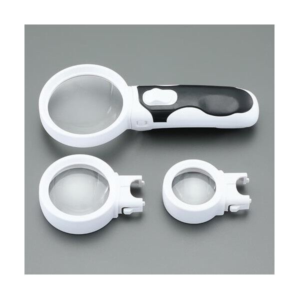 ×2.5/×5.0/×8.0 ルーペ(LEDライト付・差替式)