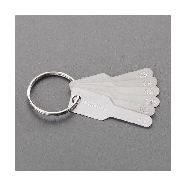 6本組シクネスゲージ(ステンレス製)